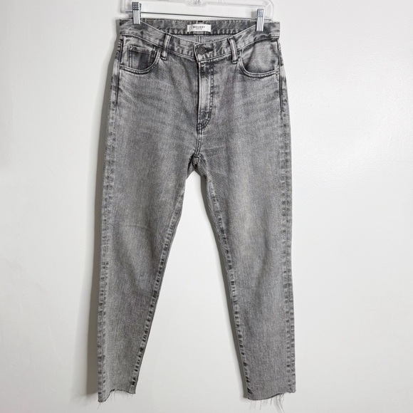 Moussy Denim - NWOT Moussy Vintage Light Black Skinny Jean Raw Hem Size 27‎ Designer Minimalist